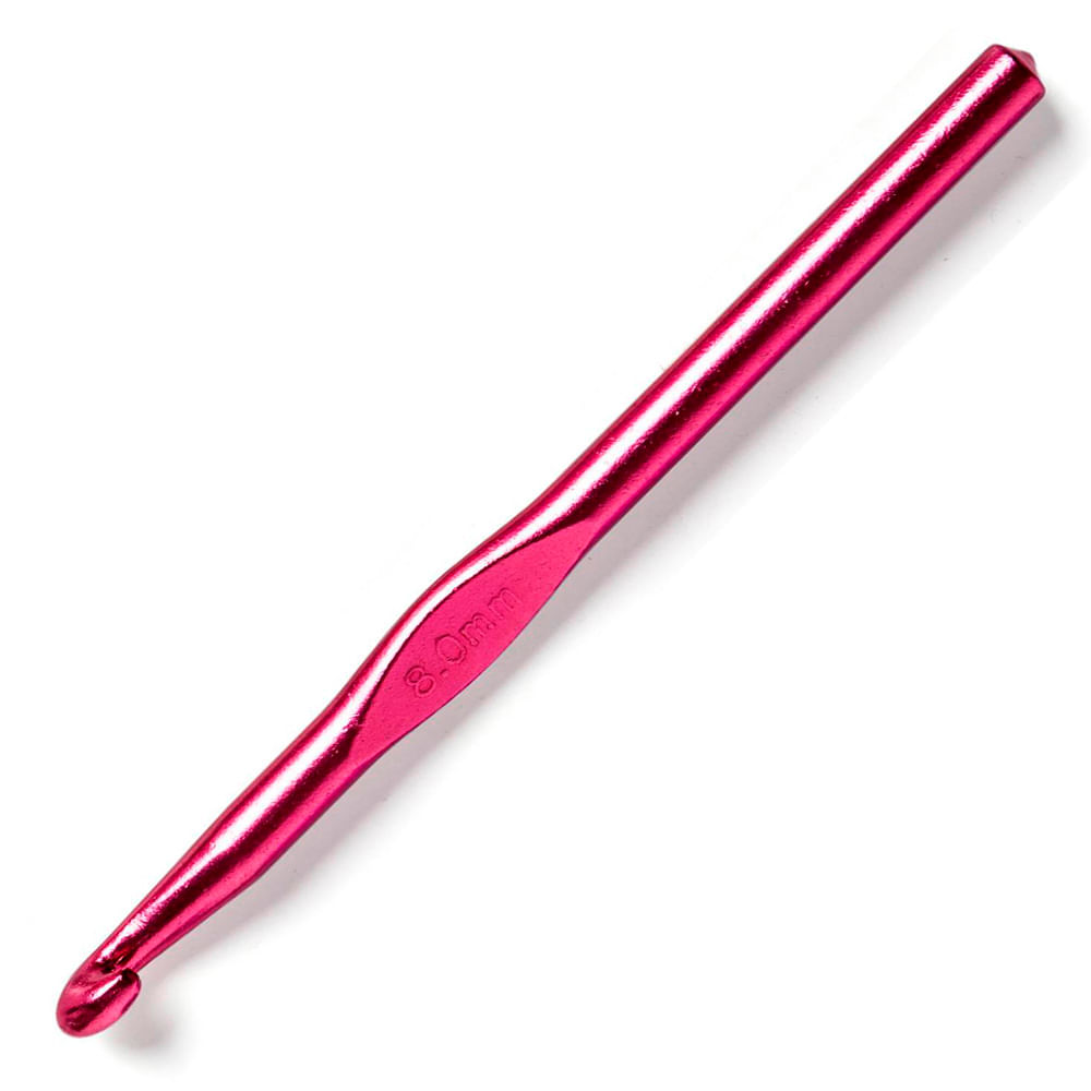 Agulha de Croche de Aluminio Luli 8,0mm