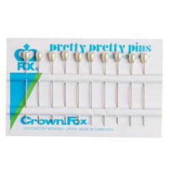 Alfinete de Costura com Cabeca de Perola Luli PN-1  5,5cm 10un