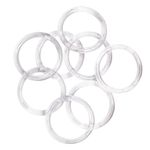 Argola de Plastico Ritas A015  transparente