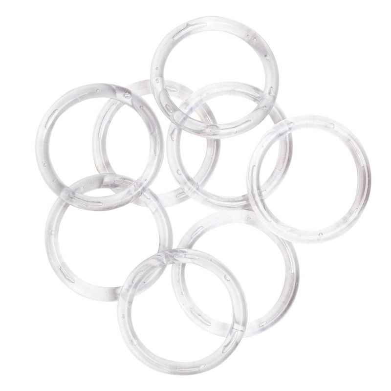 Argola de Plastico Ritas A026  transparente