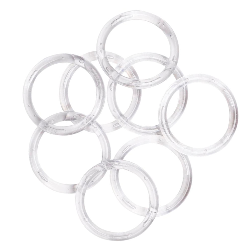 Argola de Plastico Ritas A026  transparente