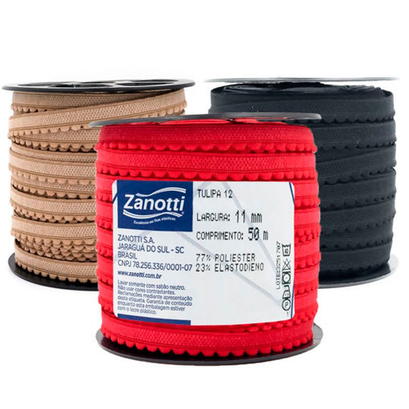 Elastico Tulipa Zanotti Nº12 11mm capa