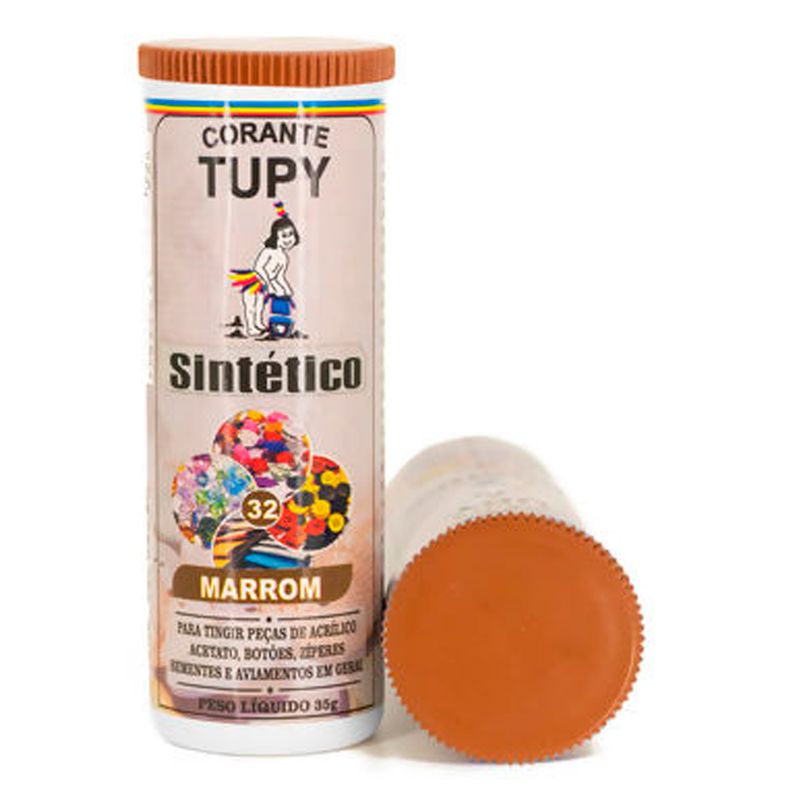 Corante Tupy Sintetico Marrom