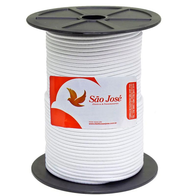 Elastico Sao Jose 10R 2,5mm 50M branco