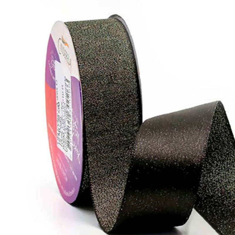 Fita de Cetim com Lurex 906M 22mm