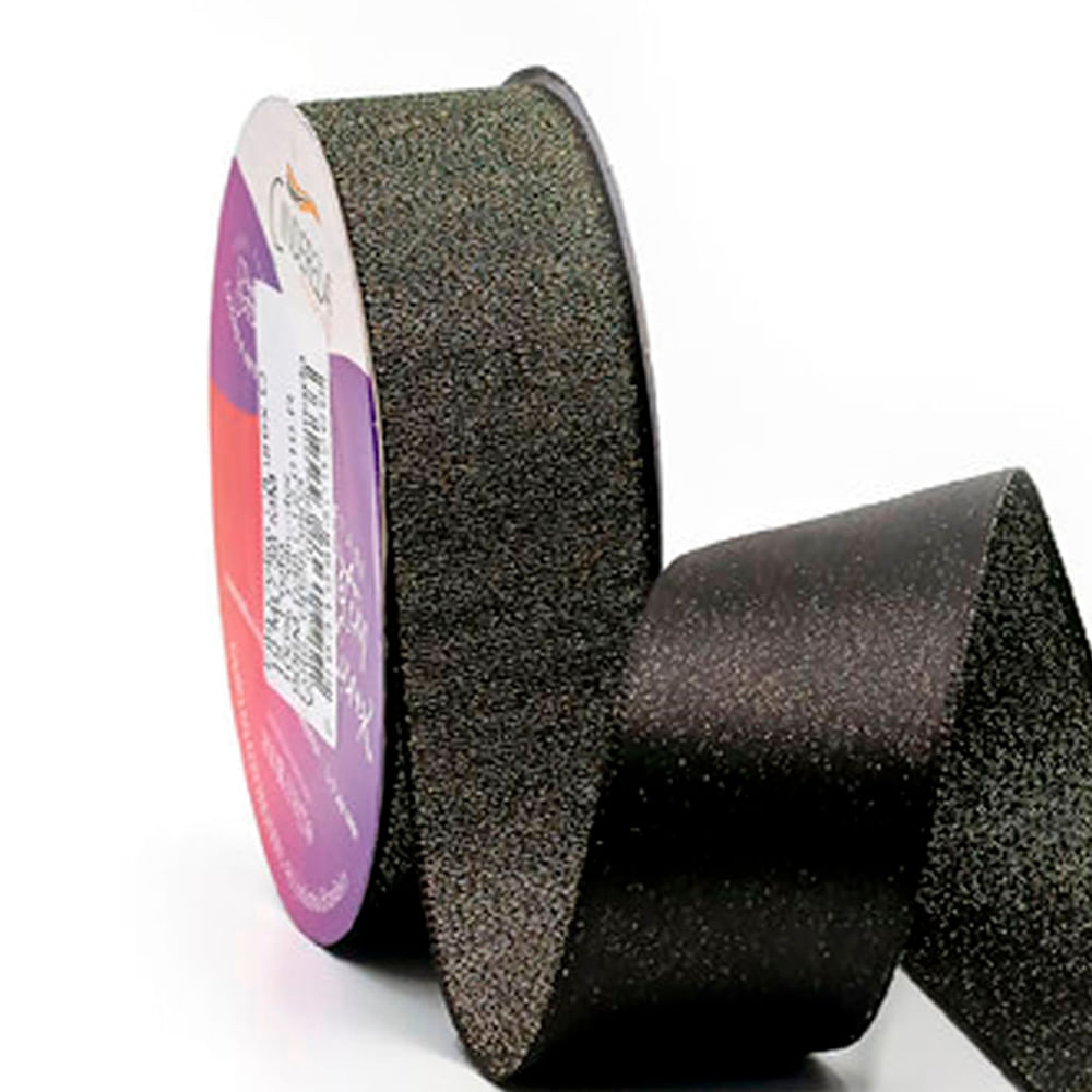 Fita de Cetim com Lurex 906M 22mm