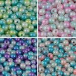 Perola abs Bicolor Luli 6mm