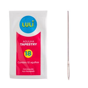 Agulha de Mao Tapestry Luli 18 4,9cm Blister com 10un