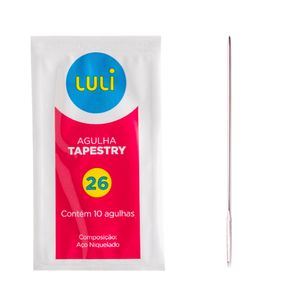 Agulha de Mao Tapestry Luli 26 3,4cm Blister com 10un