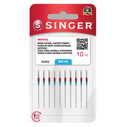Agulha Singer Comum 2020/14 Blister com 10un