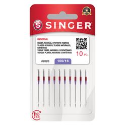 Agulha Singer Comum 2020/16 Blister com 10un
