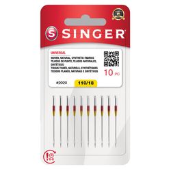 Agulha Singer Comum 2020/18 Blister com 10un