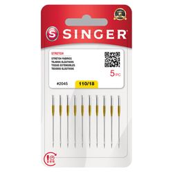 Agulha Singer para Maquina (Ponta Bola) 2045/18 Blister com 10un