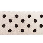 Fita de Cetim Estampada Aquarela FCEB 9mm  branco
