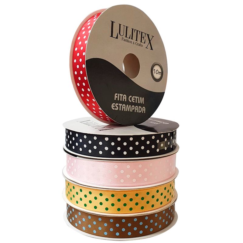 Fita de Cetim Estampada Aquarela FCEB 16mm