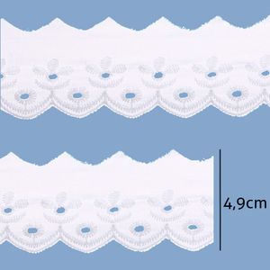Bordado Ingles de Algodao Luli 100406 4,9cm 13,70M