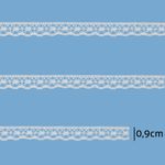 Renda de Algodao Paraiba 467024 0,9cm Peca com 20 Metros