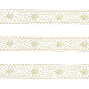 Renda de Algodao Paraiba 406328 1,3cm Peca com 20 Metros