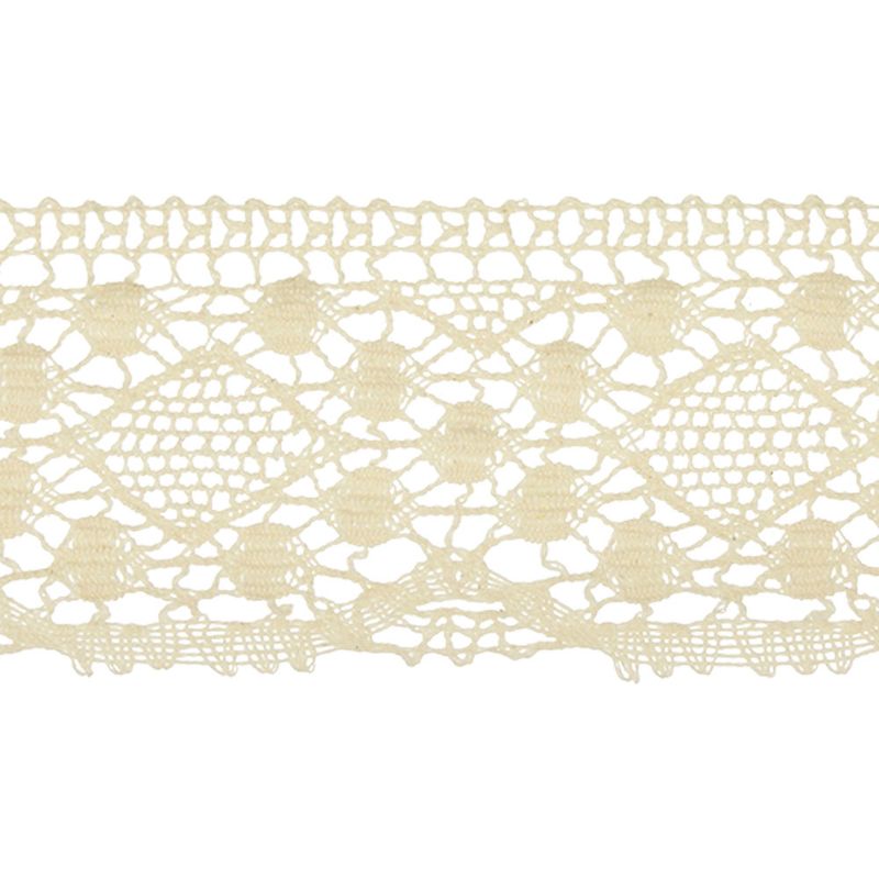 Renda de Algodao Paraiba 140064 7,4cm Peca com 20 Metros