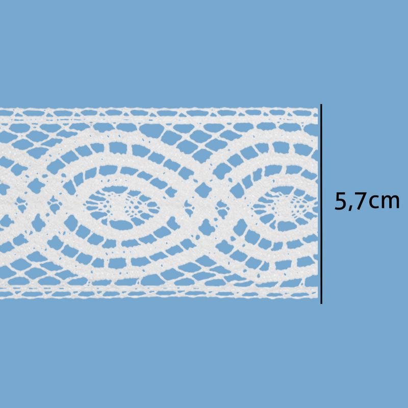 Renda de Algodao Paraiba 1022 5,7cm