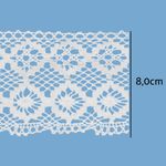 Renda de Algodao Paraiba 1025 5,5cm Peca com 20 Metro