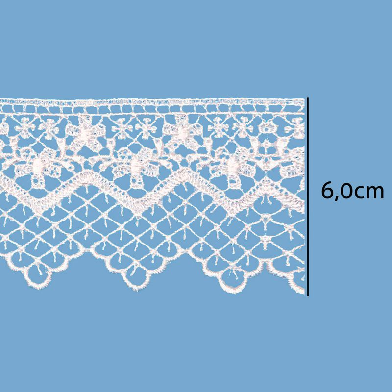 Renda Guipir Luli 6cm 52326