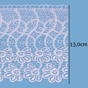 Renda Guipir Luli 13cm 51856 Peca com 13,70 Metros