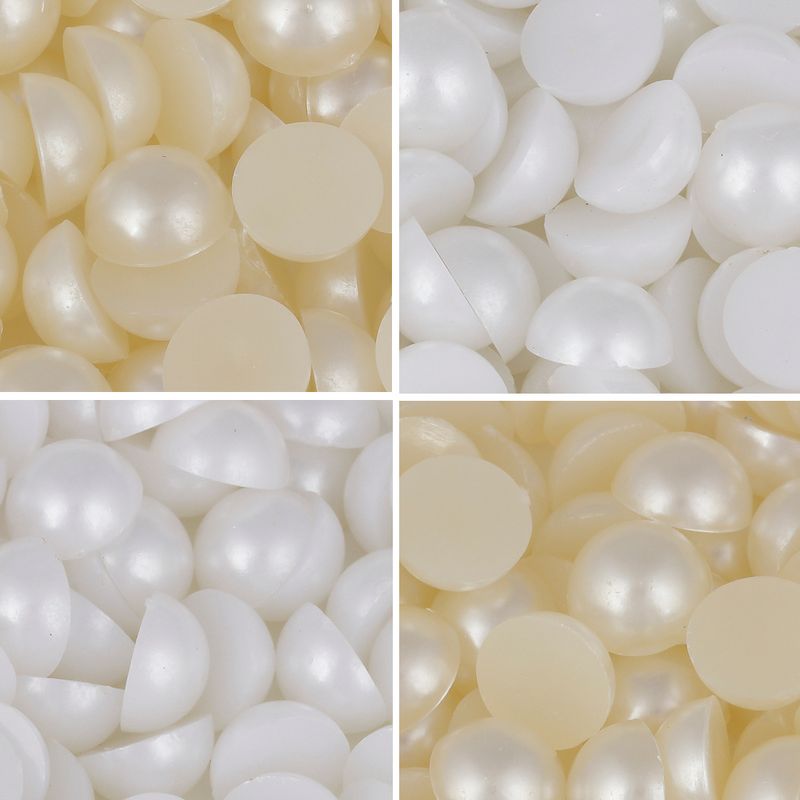 Meia Perola ABS Sem Furo Luli 14mm