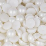 Meia Perola ABS Sem Furo Luli 16mm Branco