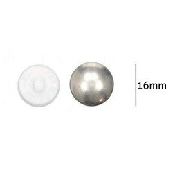 Botao Bombe para Forrar Cardenas 16mm Caixa com 144un