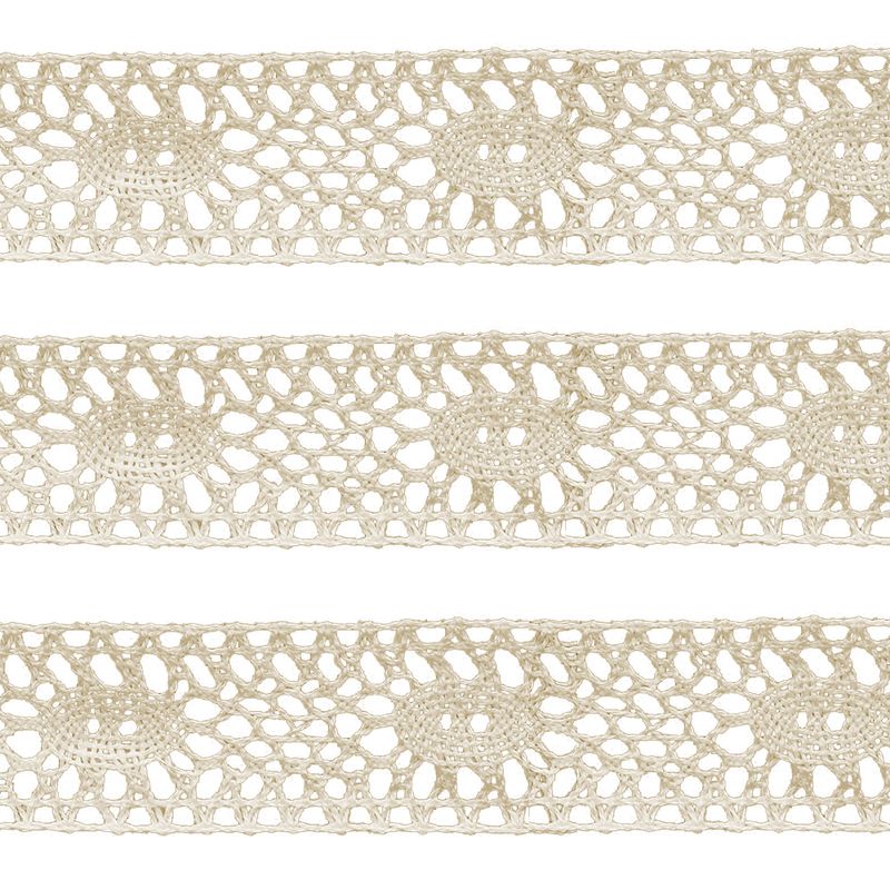 Renda de Algodao Paraiba 121928 2,7cm Peca com 20 Metros