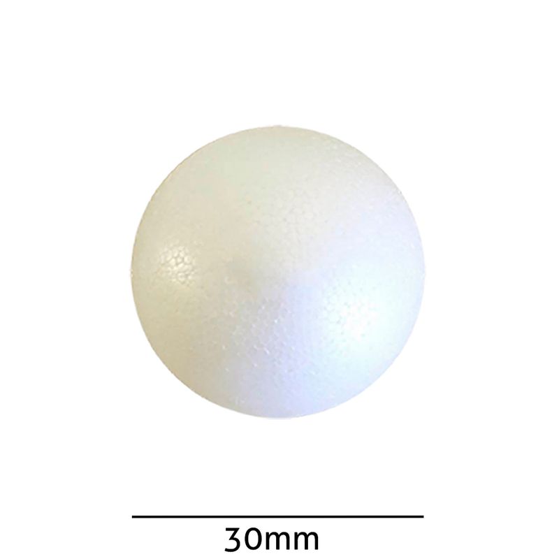 Bola de Isopor Macica 30mm