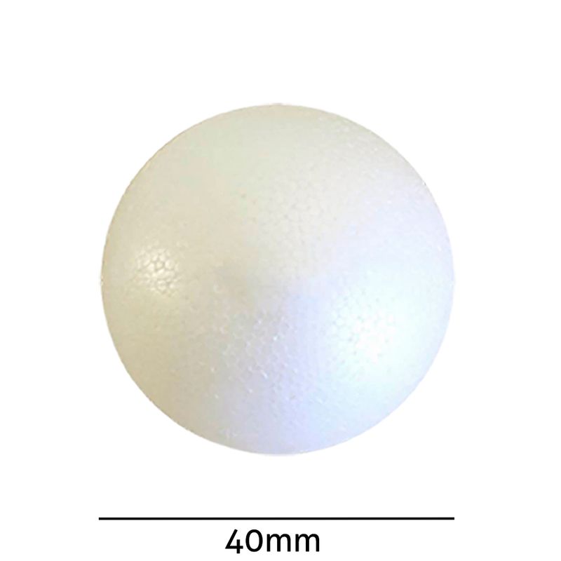 Bola de Isopor Macica 40mm