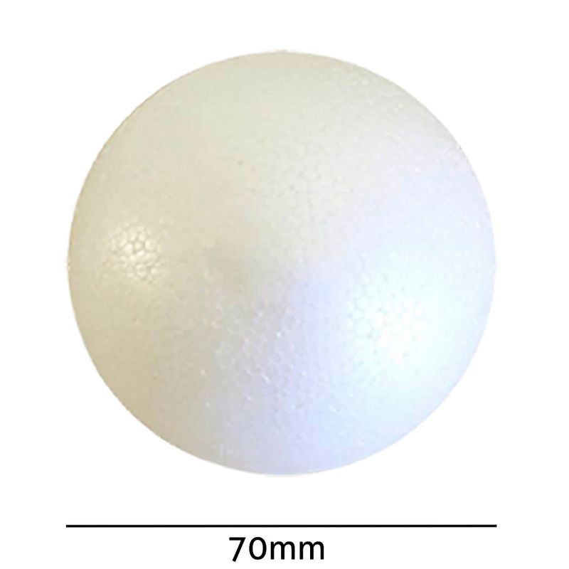Bola de Isopor Macica 70mm