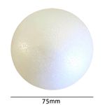 Bola de Isopor Macica 75mm