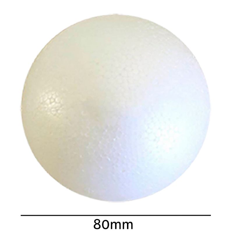 Bola de Isopor Macica 80mm