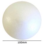 Bola de Isopor Maciça 100mm