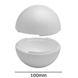 Bola de Isopor Oca Styroform 100mm Pacote com 8un