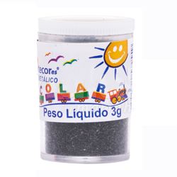 Glitter de PVC Lantecor 3g Pacote com 12un