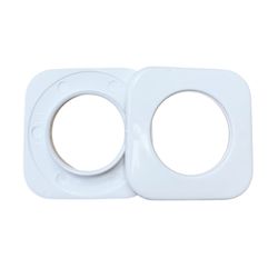 Ilhos Plastico para Cortina Quadrado 28mm MF Pacote com 10un