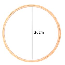 Bastidor de Madeira para Bordado Luli 26cm