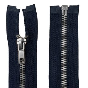 Ziper Destacavel com Metal Niquelado n°5 Luli com 40cm Pacote com 10un