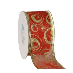 Fita Natalina Aramada Luli RB-21 50mm Rolo com 9,10 Metros