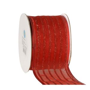 Fita Natalina Aramada Luli RB-40 63mm Rolo com 9,10 Metros