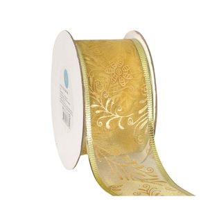 Fita Natalina Aramada Luli RB-41 50mm Rolo com 9,10 Metros