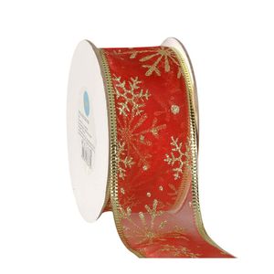 Fita Natalina Aramada Luli RB-46 50mm Rolo com 9,10 Metros
