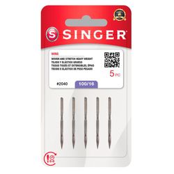 Agulha Singer para Bordado Ponto Ajour 2040/16 Blister com 5un