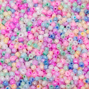 Micangao de Vidro Sortido Luli 6/0 Pacote com 500g