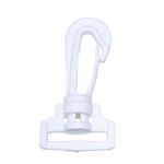 Mosquetao de Plastico Giratorio 603/25 25mm Branco