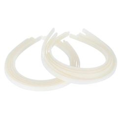 Tiara de Plastico com Dentes Luli HL-41 8mm Pacote com 10un